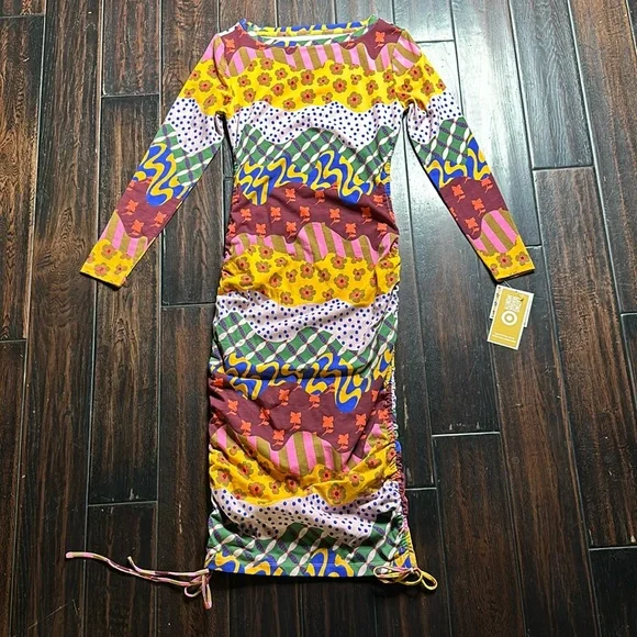 Target | Dresses | Midi Dress With Pattern Design Bodycon Form Fitting Long Sleeve | Poshmark Target | Dresses | Midi Dress With Pattern Design Bodycon Form Fitting Long Sleeve | Poshmark